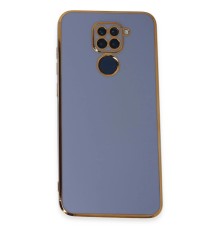 Xiaomi Redmi Note 9 Kılıf Volet Silikon - Mavi