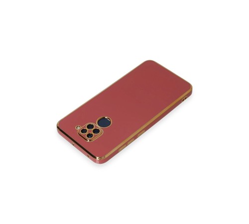 Xiaomi Redmi Note 9 Kılıf Volet Silikon - Kırmızı Xiaomi Redmi Note 9 Kılıf Volet Silikon - Kırmızı