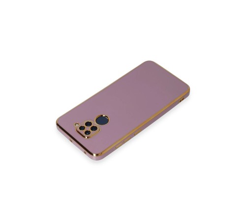 Xiaomi Redmi Note 9 Kılıf Volet Silikon - Mor Xiaomi Redmi Note 9 Kılıf Volet Silikon - Mor