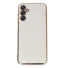 Samsung Galaxy M14 5G Kılıf Volet Silikon - Beyaz