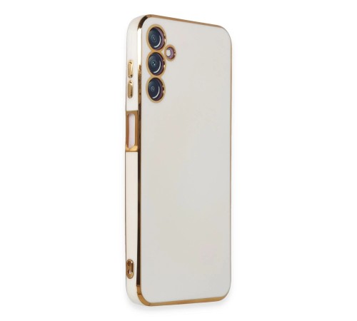 Samsung Galaxy M14 5G Kılıf Volet Silikon - Beyaz Samsung Galaxy M14 5G Kılıf Volet Silikon - Beyaz
