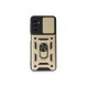 Samsung Galaxy M14 5G Kılıf Pars Lens Yüzüklü Silikon - Gold
