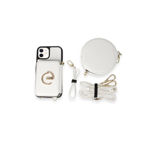 iPhone 11 Kılıf Ermes Kapak - Beyaz iPhone 11 Kılıf Ermes Kapak - Beyaz