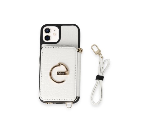 iPhone 11 Kılıf Ermes Kapak - Beyaz iPhone 11 Kılıf Ermes Kapak - Beyaz