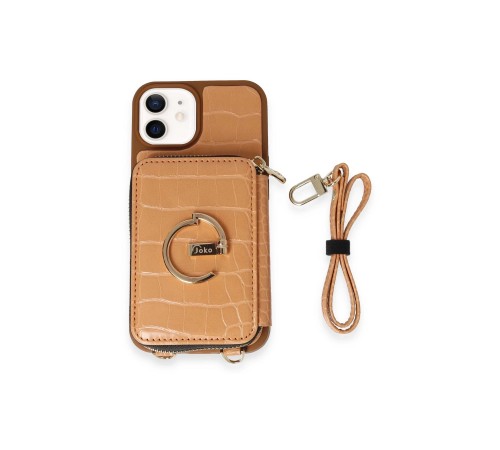 iPhone 11 Kılıf Ermes Kapak - Açık Turuncu iPhone 11 Kılıf Ermes Kapak - Açık Turuncu