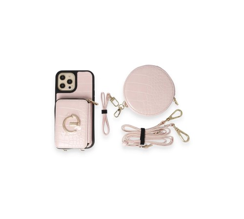 iPhone 12 Pro Max Kılıf Ermes Kapak - Pembe iPhone 12 Pro Max Kılıf Ermes Kapak - Pembe