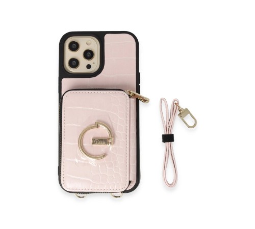 iPhone 12 Pro Max Kılıf Ermes Kapak - Pembe iPhone 12 Pro Max Kılıf Ermes Kapak - Pembe