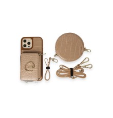 iPhone 13 Pro Kılıf Ermes Kapak - Sarı