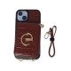 iPhone 14 Kılıf Ermes Kapak - Bordo