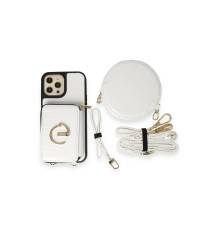 iPhone 14 Pro Kılıf Ermes Kapak - Beyaz