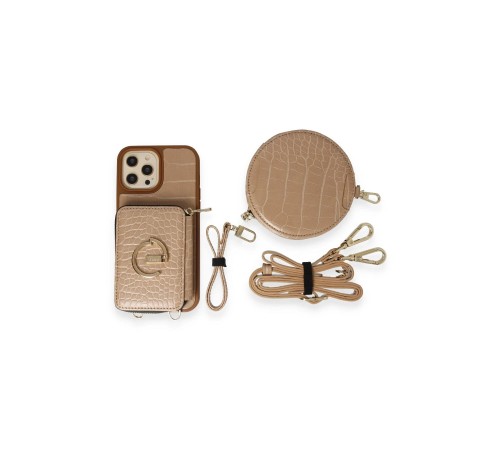 iPhone 14 Pro Kılıf Ermes Kapak - Sarı iPhone 14 Pro Kılıf Ermes Kapak - Sarı