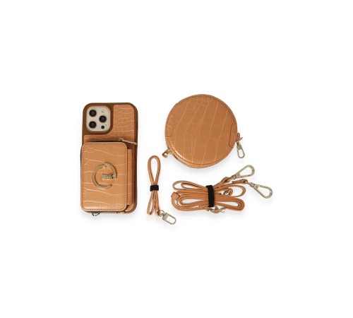 iPhone 14 Pro Kılıf Ermes Kapak - Açık Turuncu iPhone 14 Pro Kılıf Ermes Kapak - Açık Turuncu