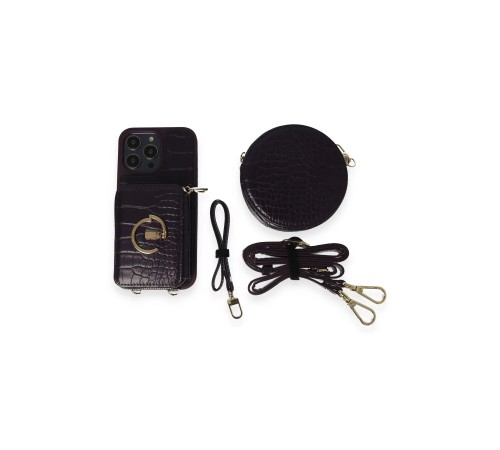 iPhone 14 Pro Kılıf Ermes Kapak - Derin Mor iPhone 14 Pro Kılıf Ermes Kapak - Derin Mor