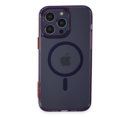 iPhone 14 Pro Kılıf Ramos Magsafe Kapak - Derin Mor iPhone 14 Pro Kılıf Ramos Magsafe Kapak - Derin Mor