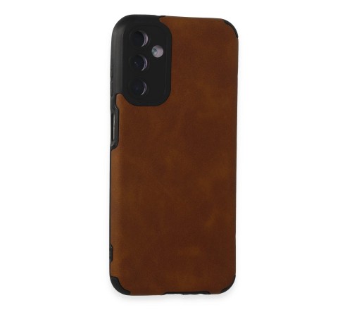 Samsung Galaxy M14 5G Kılıf Loop Deri Silikon - Kahverengi
