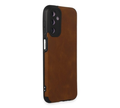 Samsung Galaxy M14 5G Kılıf Loop Deri Silikon - Kahverengi