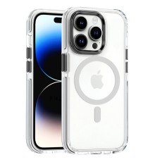 iPhone 15 Pro Bella Magsafe Kapak - Gri