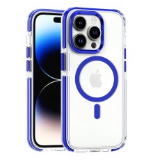 iPhone 15 Pro Max Bella Magsafe Kapak - Mavi