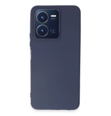 Vivo Y35 Kılıf First Silikon - Lacivert