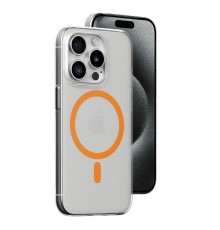 iPhone 14 Pro Kılıf Bubble Magsafe Kapak - Turuncu