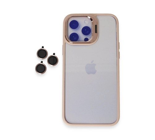 iPhone 14 Pro Kılıf Roblox Lens Standlı Kapak - Pudra iPhone 14 Pro Kılıf Roblox Lens Standlı Kapak - Pudra