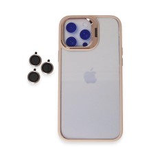 iPhone 14 Pro Max Kılıf Roblox Lens Standlı Kapak - Pudra
