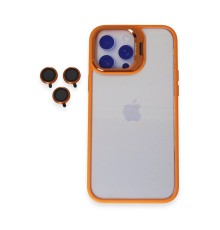 iPhone 13 Pro Max Kılıf Roblox Lens Standlı Kapak - Turuncu
