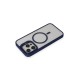 iPhone 15 Pro Max Kılıf Roblox Lens Magsafe Standlı Kapak - Lacivert