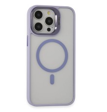 iPhone 15 Pro Max Kılıf Roblox Lens Magsafe Standlı Kapak - Lila
