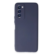 Tecno Camon 18 Kılıf First Silikon - Lacivert
