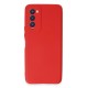Tecno Camon 18 Kılıf First Silikon - Kırmızı