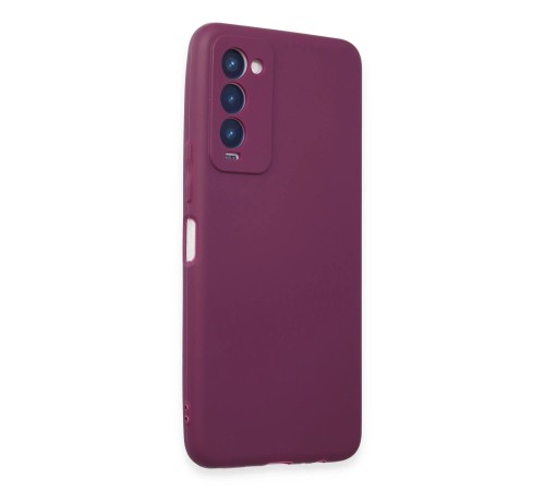 Tecno Camon 18 Kılıf First Silikon - Mor