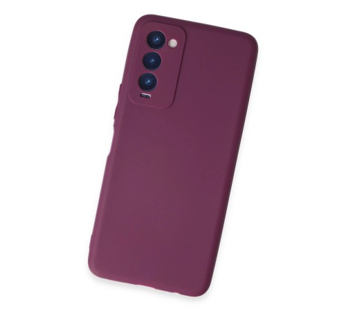 Tecno Camon 18 Kılıf First Silikon - Mor