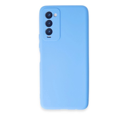 Tecno Camon 18 Kılıf First Silikon - Mavi Tecno Camon 18 Kılıf First Silikon - Mavi