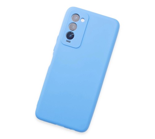 Tecno Camon 18 Kılıf First Silikon - Mavi Tecno Camon 18 Kılıf First Silikon - Mavi