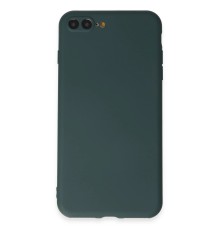 iPhone 7 Plus Kılıf First Silikon - Koyu Yeşil