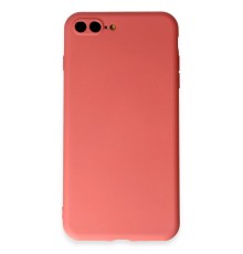iPhone 7 Plus Kılıf First Silikon - Kiremit
