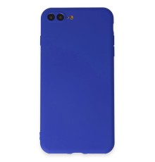 iPhone 7 Plus Kılıf First Silikon - Koyu Mavi