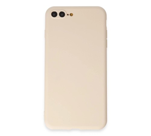 iPhone 7 Plus Kılıf First Silikon - Krem iPhone 7 Plus Kılıf First Silikon - Krem