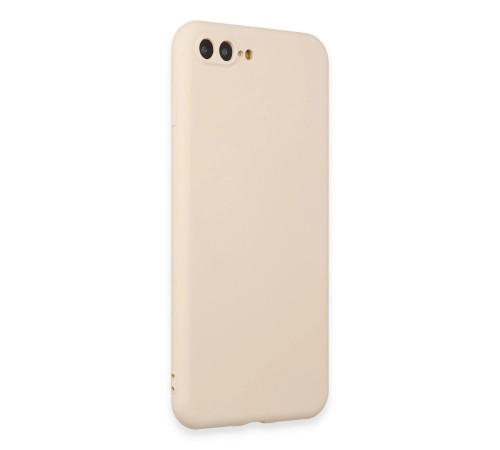 iPhone 7 Plus Kılıf First Silikon - Krem iPhone 7 Plus Kılıf First Silikon - Krem
