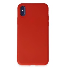 iPhone X Kılıf First Silikon - Kırmızı