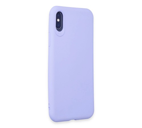 iPhone X Kılıf First Silikon - Lila iPhone X Kılıf First Silikon - Lila