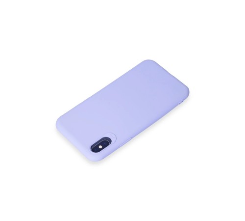 iPhone X Kılıf First Silikon - Lila iPhone X Kılıf First Silikon - Lila