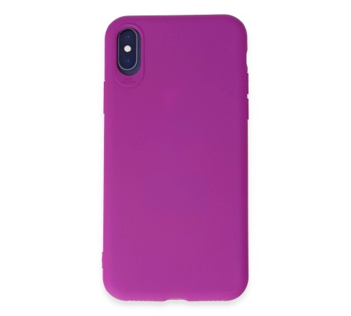 iPhone X Kılıf First Silikon - Mor iPhone X Kılıf First Silikon - Mor