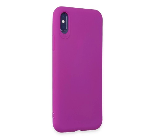 iPhone X Kılıf First Silikon - Mor iPhone X Kılıf First Silikon - Mor