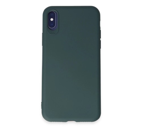 iPhone X Kılıf First Silikon - Koyu Yeşil iPhone X Kılıf First Silikon - Koyu Yeşil