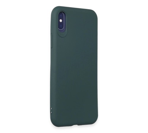iPhone X Kılıf First Silikon - Koyu Yeşil iPhone X Kılıf First Silikon - Koyu Yeşil