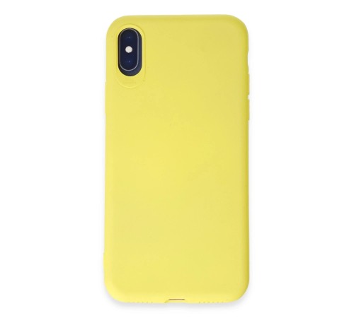 iPhone X Kılıf First Silikon - Sarı iPhone X Kılıf First Silikon - Sarı