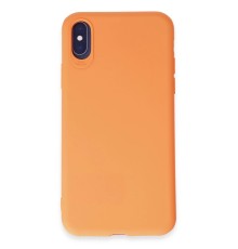 iPhone X Kılıf First Silikon - Turuncu