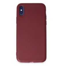 iPhone X Kılıf First Silikon - Kiremit
